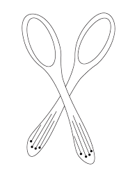 Free printable & coloring pages. Spoon Coloring Pages Coloring Home