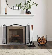 Arched Fireplace Screen Rejuvenation
