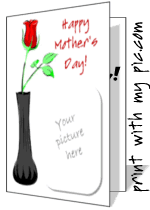 Mothers Day Cards To Print Add A Photo To Printable Mothers Day