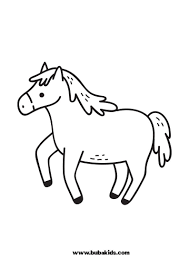 Pypus is now on the social networks, follow him and get latest free coloring pages and much more. Kawaii Horse Coloring Page For Toddler Bubakids In 2021 Horse Coloring Pages Horse Coloring Animal Coloring Pages