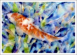 Free Watercolor Lesson Painting Fish