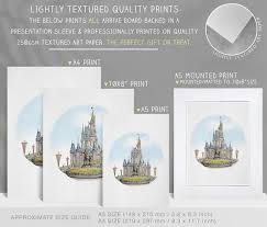 Disney World Castle Art Print Taken