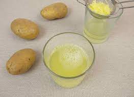 benefits of potato juice for face that