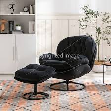 accent chair with ottoman set modern