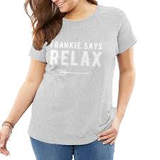 Amazon Com Frankie Say Relax Plus Size Shirt Tee Womens