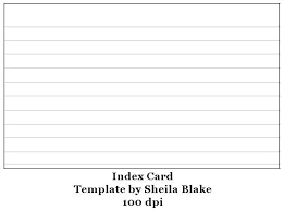 3 X 5 Index Card Template Jameshuntcode Me