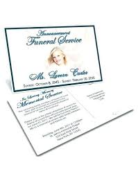 Free Funeral Invitation Card Template Noorwood Co
