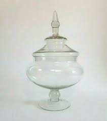 Apothecary Jar W Lid Vintage 16 Large