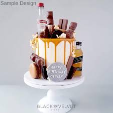 A favourite football team cake, a vehicle birthday cake. Man 03 Cake Black Velvet Sydney