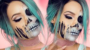 a gruesome halloween makeup tutorial