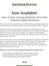Shopdeerhunting Com Now Available Whitetails 2019 Wall
