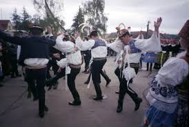 Šum a vzruch při místních slavnostech a festivalech. Slovacko Verbunk Recruit Dances Intangible Heritage Culture Sector Unesco