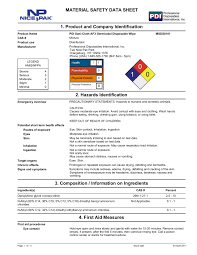 material safety data sheet ou dentistry