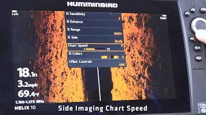Humminbird Helix How To Adjust Side Imaging Chart Speed