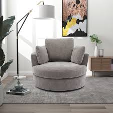 42 swivel sofa chair with 3 pillows
