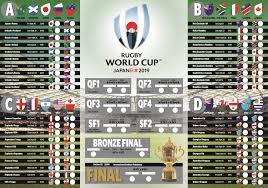 2019 rugby world cup fixtures wallchart