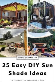25 Diy Sun Shade Ideas For Your Patio