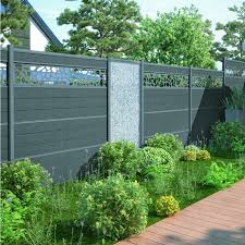 Wpc Fence Outdoor Garden Privacy