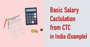 calculate basic salary from ctc in india