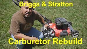 Rebuild a Briggs & Stratton Lawn Mower Carburetor - YouTube