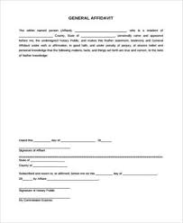 Sworn affidavit forms in pdf. Free 10 Sample General Affidavit Forms In Pdf Ms Word Excel