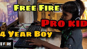 Free fire is the ultimate survival shooter game available on mobile. 4 Years Old Kid Playing Free Fire On Computer Free Fire Addicted By Squad Gaming Youtube