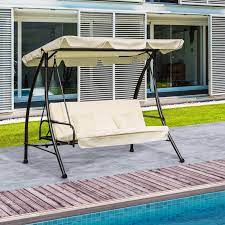 Outsunny 2 In 1 Swing Chair