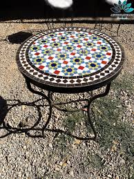 Mosaic Table For Indoor And Outdoor 100