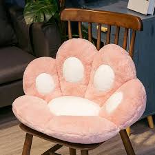 cat paw cushion chair pillow comfy