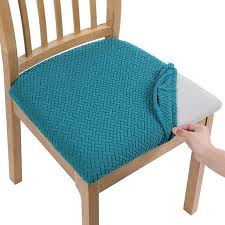 Smiry Dining Chair Seat Covers Stretch