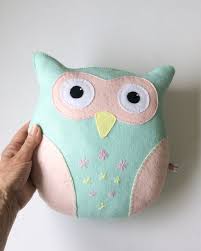The pillow is adorable, but no where near as cute as watson! Owl Pillow Sew June Jones