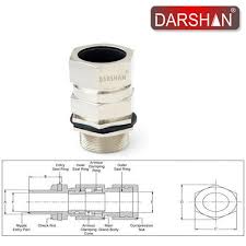 Double Compression Brass Cable Gland