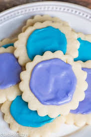 Beat in egg yolk, vanilla, food coloring and, if desired, extract. Cream Cheese Sugar Cookies Easy Cut Out Sugar Cookie With Frosting