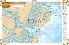 Savannah To St Catherines Sound Inshore Fishing Chart 97f