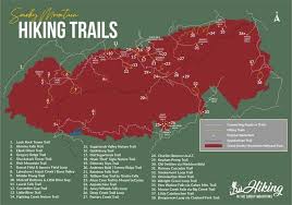 smoky mountain trail maps hiking in