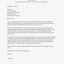 Event Planner Resume And Cover Letter Examples