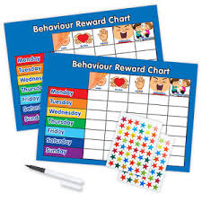 Details About Magnetic Behaviour Reward Reward Chart With Free Pen Star Stickers Blue Blue