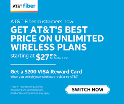 We did not find results for: At T Store For A Limited Time At T Fiber Customers Get The Best Price On Unlimited Plans A 200 Visa Reward Card When Switching To At T Visit Us Today To Learn