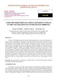 Cost Optimization Of Using Geogrids Vs Piles In The