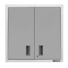 2 Shelf Wall Mounted Garage Cabinet