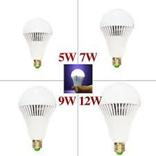 110v 220v Energy Saving Led Intelligent Lamp Emergency Light Rechargeable Bulb Ebay