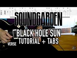 black hole sun soundgarden guitar