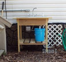 Build An Outdoor Sink And Connect It To