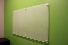 White Magnetic Glass Dry Erase Board