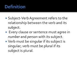 When the subject is a collective noun, we use a singular verb if we. Subject Verb Agreement
