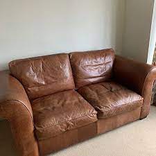 laura ashley burgess leather sofa ebay