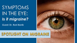 symptoms in the eye is it migraine