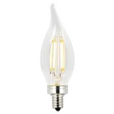 Westinghouselighting 5065000 4 5w Dimmable Filament Led Light Bulb 44 Candelabra Base 2 Pack Walmart Com