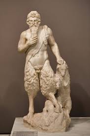 Statue Of The God Pan 2nd Century By Roman