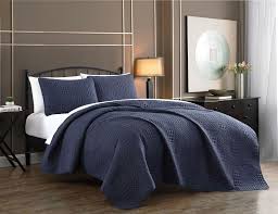 navy king quilt set in the bedding sets